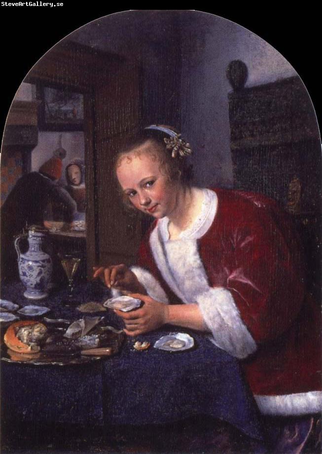 Jan Steen Girl offering oysters